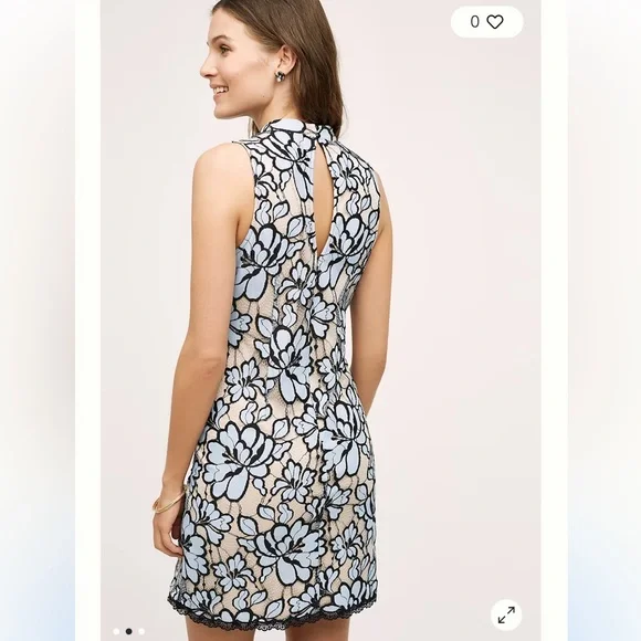 PLENTY BY TRACE REESE X ANTHROPOLOGIE LIN LACE DRESS 6 - Picture 3 of 8